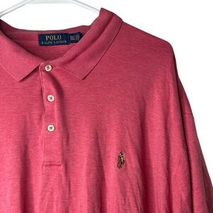 Polo by Ralph Lauren Polo Shirt Salmon‎ Flesh Pony Classic Fit Preppy Men 3XLT